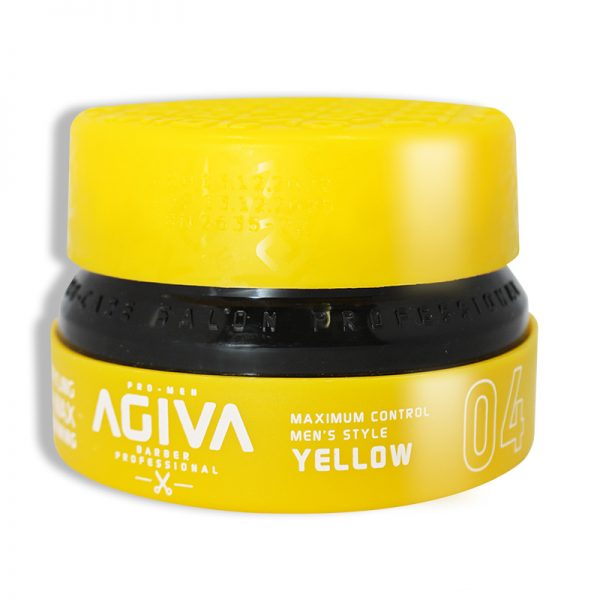 Agiva Hair Styling Wax 04 stong & cok Sert Black 155mL