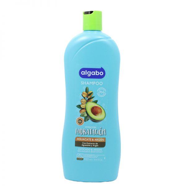 Algabo Shampoo Hidratación Aguacate y Argán.